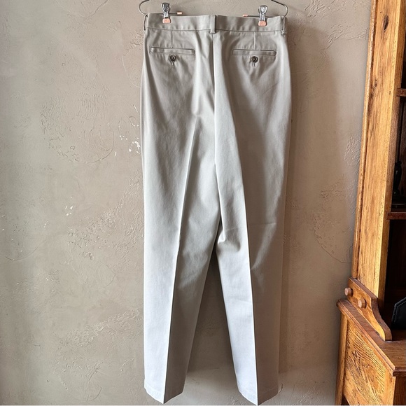 Brooks Brothers Classic Khaki Gray Pants - Picture 2 of 8